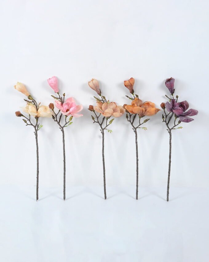 Artificial Flower 20*57CM Mangnolia spray*2 GS-58821058 Single Flowers YeahFlower is one of Chinese leading OEM manufacturers and exporters , supplying the silk flowers, wholesale artificial trees