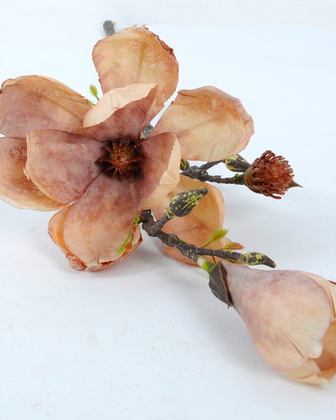 Artificial Flower 20*57CM Mangnolia spray*2 GS-58821058 Single Flowers YeahFlower is one of Chinese leading OEM manufacturers and exporters , supplying the silk flowers, wholesale artificial trees