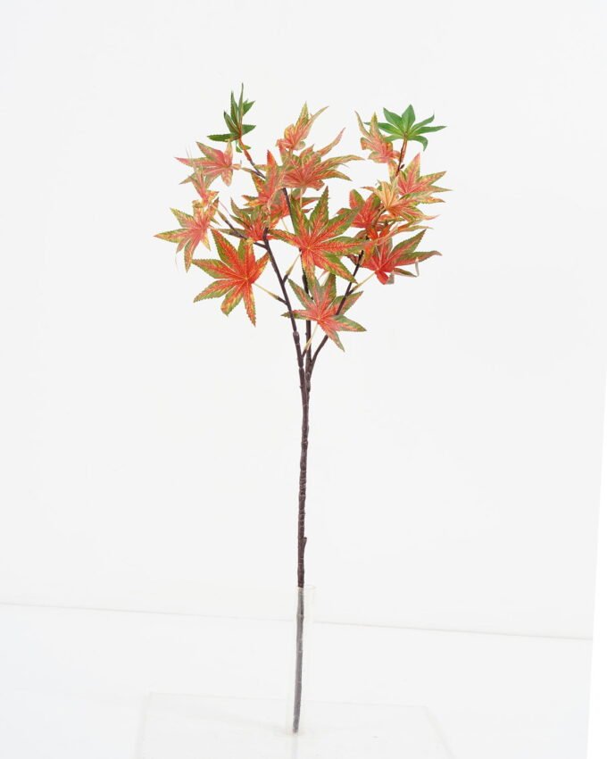 Artificial Flower 27*65cm Maple leaves Spray*3 GS-57721039 Single Flowers YeahFlower is one of Chinese leading OEM manufacturers and exporters , supplying the silk flowers, wholesale artificial trees