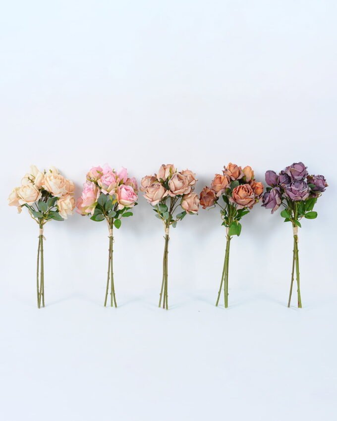 Artificial Flower 20*44CM  Rose Bouquet*9 GS-58821057 Bouquet YeahFlower is one of Chinese leading OEM manufacturers and exporters , supplying the silk flowers, wholesale artificial trees
