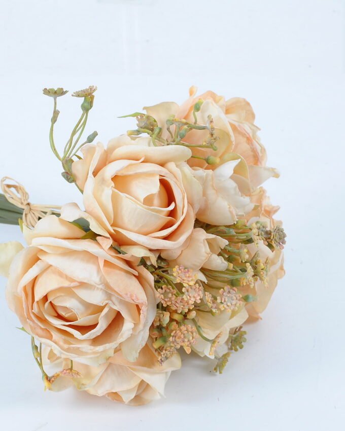 Artificial Flower 18*27CM  Rose Bouquet GS-58821056 Bouquet YeahFlower is one of Chinese leading OEM manufacturers and exporters , supplying the silk flowers, wholesale artificial trees