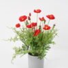 Artificial Flower 35*35*45cm corn poppy in melamine pot GS-26221078 Potted Flowers&Plants YeahFlower is one of Chinese leading OEM manufacturers and exporters , supplying the silk flowers, wholesale artificial trees