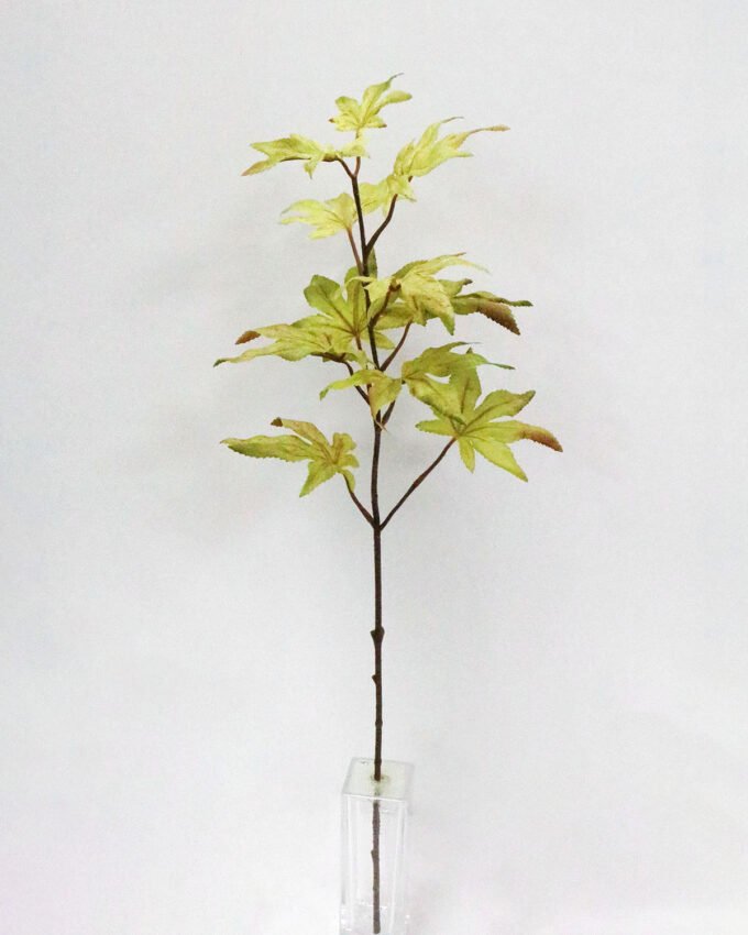 Artificial Plant 64cm Maple leaf single  stem(S) GS-65721003-G1 Leaves&Sprays&Foliages YeahFlower is one of Chinese leading OEM manufacturers and exporters , supplying the silk flowers, wholesale artificial trees