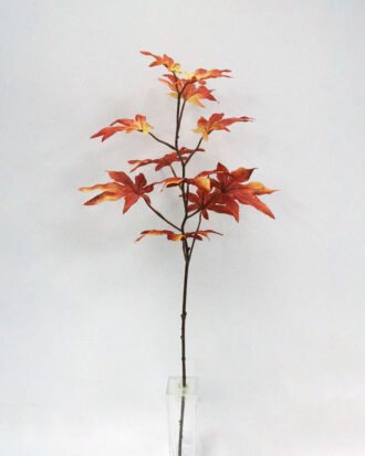 Artificial Plant 64cm Maple leaf single  stem(S) GS-65721003-O1 Leaves&Sprays&Foliages YeahFlower is one of Chinese leading OEM manufacturers and exporters , supplying the silk flowers, wholesale artificial trees
