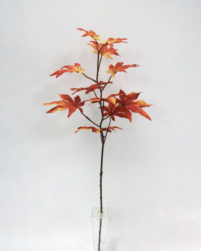 Artificial Plant 64cm Maple leaf single  stem(S) GS-65721003-O1 Leaves&Sprays&Foliages YeahFlower is one of Chinese leading OEM manufacturers and exporters , supplying the silk flowers, wholesale artificial trees