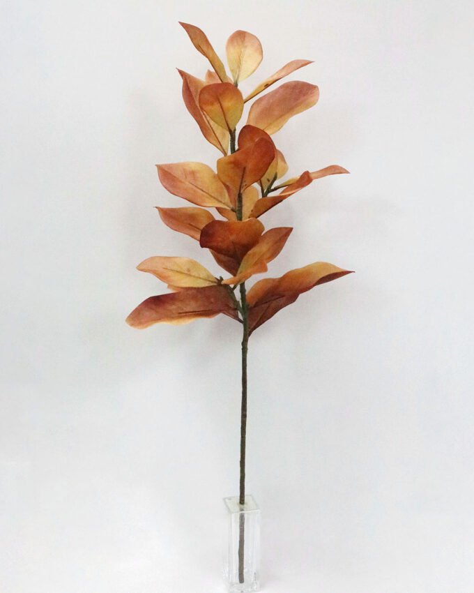 Artificial Plant 85cm Magnolia leaf single stem GS-65721002-O1 Leaves&Sprays&Foliages YeahFlower is one of Chinese leading OEM manufacturers and exporters , supplying the silk flowers, wholesale artificial trees