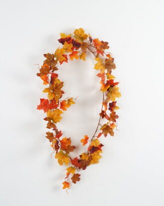 Artificial Plant 25*198cm Maple leaves Garland GS-64221018 Leaves&Sprays&Foliages YeahFlower is one of Chinese leading OEM manufacturers and exporters , supplying the silk flowers, wholesale artificial trees