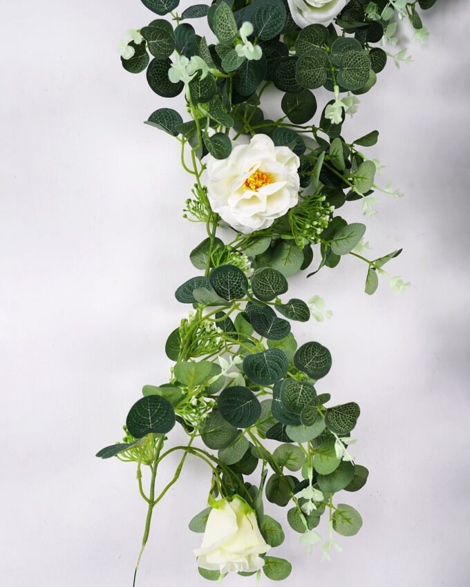 Artificial Plant 24*200cm Mixed Eucalyptus Leaves&flowers Garland GS-53421005 Leaves&Sprays&Foliages YeahFlower is one of Chinese leading OEM manufacturers and exporters , supplying the silk flowers, wholesale artificial trees
