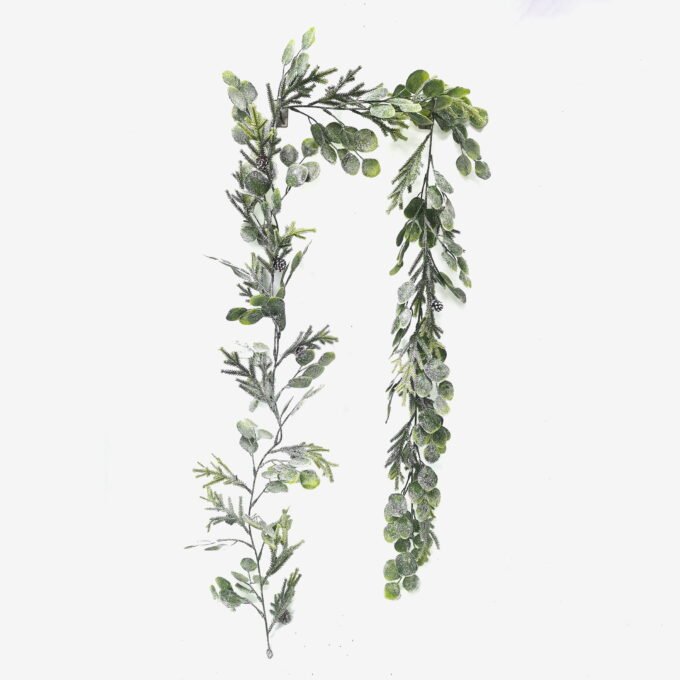 Artificial Plant Mixed Eucalyptus Pine garland GS-54021044 Artificial Plant Mixed Eucalyptus & Pine garland GS-54021044 Leaves&Sprays&Foliages YeahFlower is one of Chinese leading OEM manufacturers and exporters , supplying the silk flowers, wholesale artificial trees