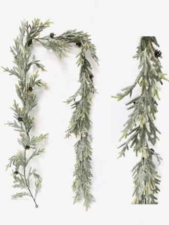 Artificial Plant Mixed Eucalyptus & Pine garland GS-54021044 Leaves&Sprays&Foliages 3,000+ sqm showroom with thousands of artificial flowers, plants & trees ready for global sourcing.