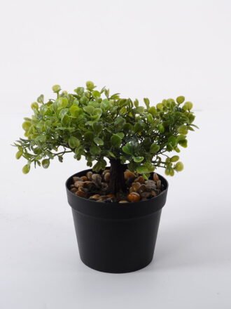 Artificial Plant 18*16*20cm mini tree in PP pot GS-51721090 Potted Flowers&Plants 3,000+ sqm showroom with thousands of artificial flowers, plants & trees ready for global sourcing.