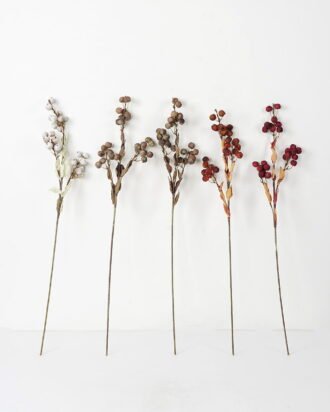 Artificial Branch fruit 18*87cm Fired Berry*3 GS-30021001 Single Flowers YeahFlower is one of Chinese leading OEM manufacturers and exporters , supplying the silk flowers, wholesale artificial trees