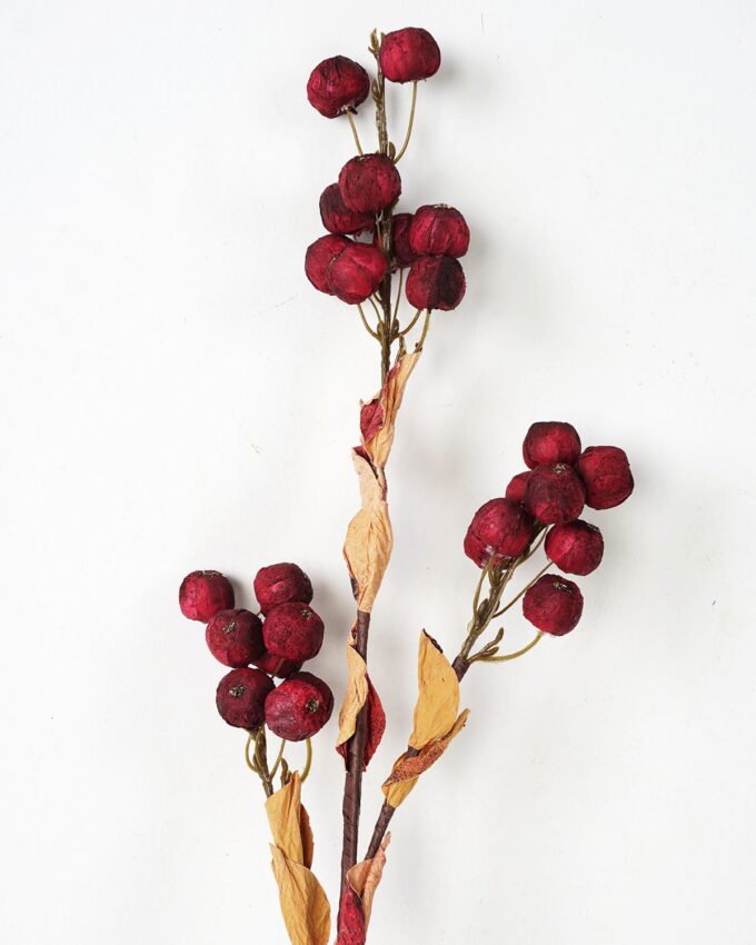 Artificial Branch fruit Fired Berry 3 GS-30021001-R1_2 Artificial Branch fruit 18*87cm Fired Berry*3 GS-30021001-R1 Single Flowers YeahFlower is one of Chinese leading OEM manufacturers and exporters , supplying the silk flowers, wholesale artificial trees