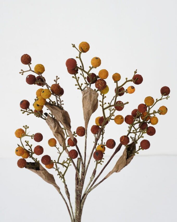 Artificial Branch fruit 20*40cm Fired Berry GS-30021002-O1 Flowers Bush YeahFlower is one of Chinese leading OEM manufacturers and exporters , supplying the silk flowers, wholesale artificial trees