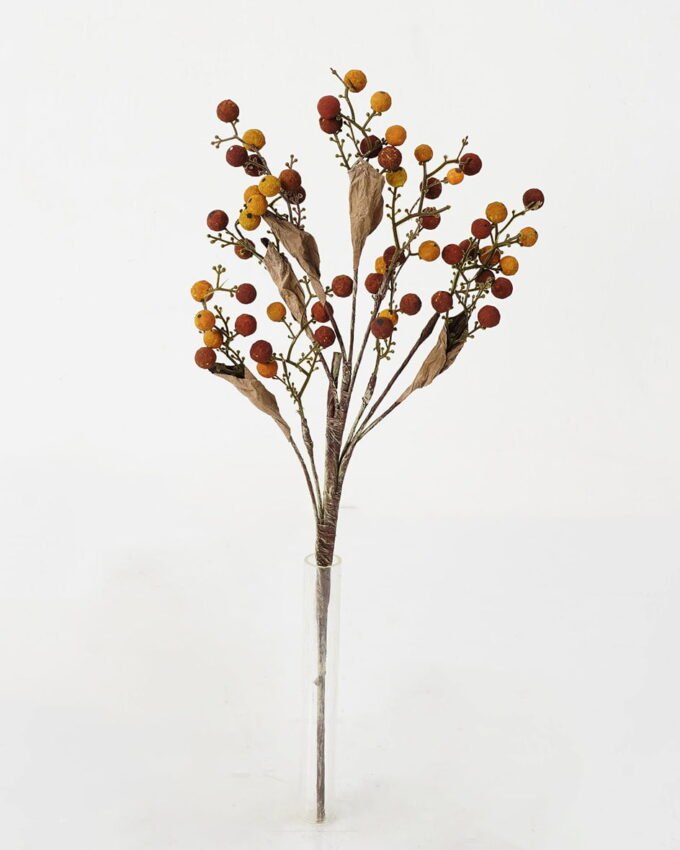 Artificial Branch fruit 20*40cm Fired Berry GS-30021002-O1 Flowers Bush YeahFlower is one of Chinese leading OEM manufacturers and exporters , supplying the silk flowers, wholesale artificial trees