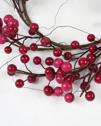 Artificial Branch fruit 35*35*7cm berries Wreath GS-13621006 WREATH YeahFlower is one of Chinese leading OEM manufacturers and exporters , supplying the silk flowers, wholesale artificial trees Artificial Branch fruit 35*35*7cm berries Wreath GS-13621006 WREATH YeahFlower is one of Chinese leading OEM manufacturers and exporters , supplying the silk flowers, wholesale artificial trees