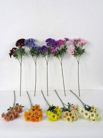 Artificial Flower 18*63 Mini sweet Daisy*12(L) GS-26221099-P1 Single Flowers 3,000+ sqm showroom with thousands of artificial flowers, plants & trees ready for global sourcing.