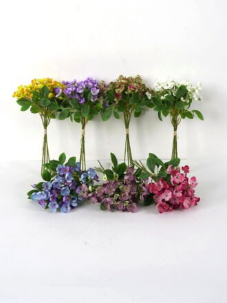 Artificial Flower 17*32cm Mini flowers Bouquet*6 GS-26221093 Bouquet 3,000+ sqm showroom with thousands of artificial flowers, plants & trees ready for global sourcing.
