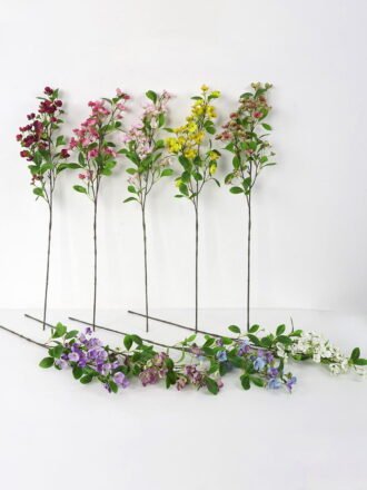 Artificial Flower 18*95 powdered berries spary*3(L) GS-26221087 Single Flowers 3,000+ sqm showroom with thousands of artificial flowers, plants & trees ready for global sourcing.