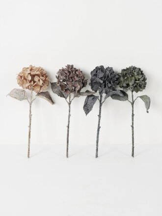 Artificial Flower 20*47cm Hydrangea in Dired effect GS-66221012-H1 Single Flowers 3,000+ sqm showroom with thousands of artificial flowers, plants & trees ready for global sourcing.