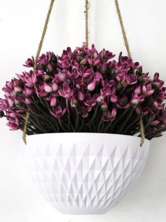 Artificial Plant 20*20*19cm Zebrina  in Paper pulp pot GS-05521191 Banners&Garlands 3,000+ sqm showroom with thousands of artificial flowers, plants & trees ready for global sourcing.
