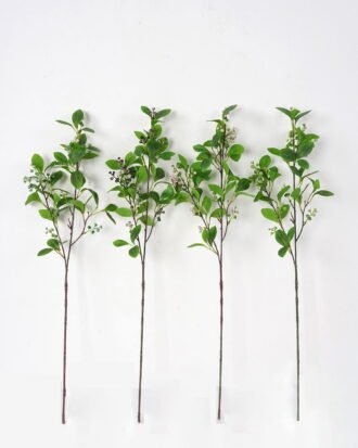 Artificial Flower 22*78cm Kwai Leaves with berry(L) GS-26221105-R1 Single Flowers YeahFlower is one of Chinese leading OEM manufacturers and exporters , supplying the silk flowers, wholesale artificial trees