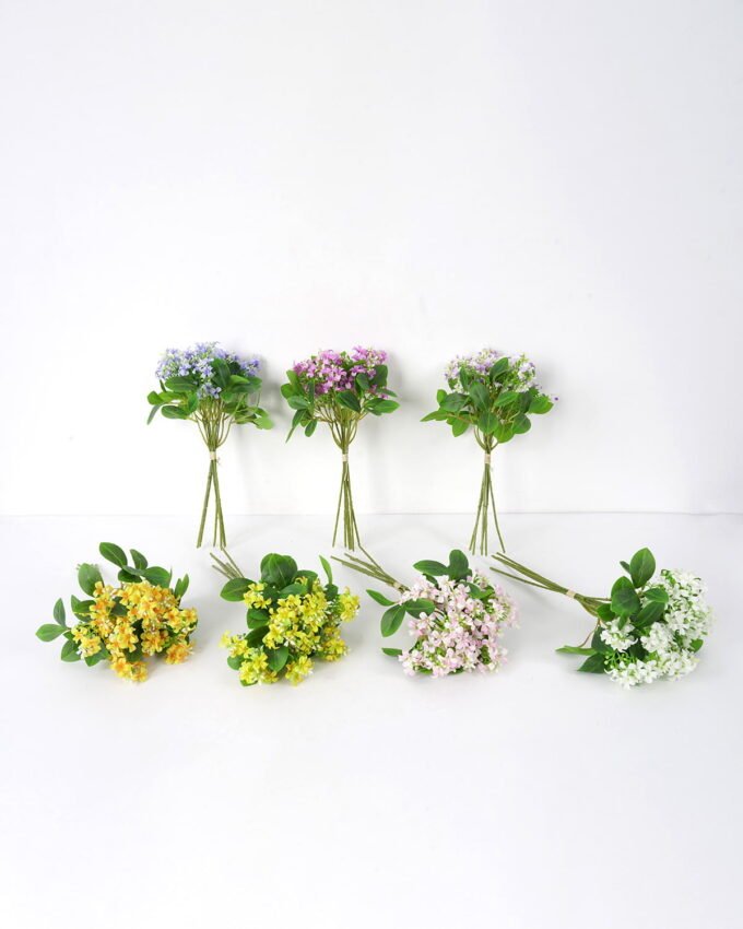 Artificial Flower 17*32cm Mini flowers Bouquet*6 GS-26221093 Bouquet YeahFlower is one of Chinese leading OEM manufacturers and exporters , supplying the silk flowers, wholesale artificial trees