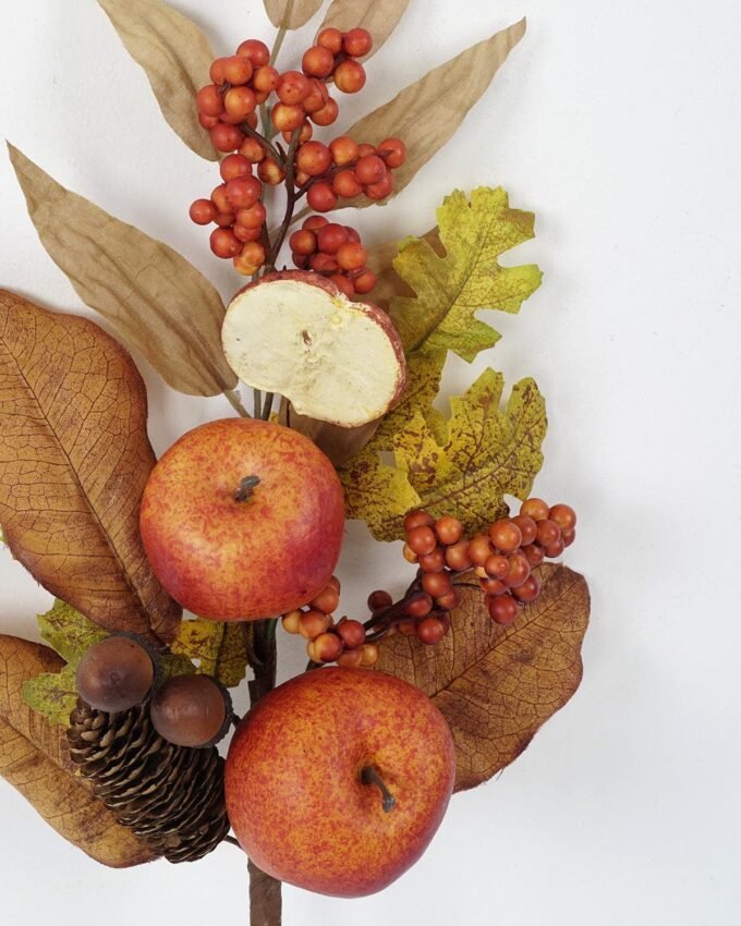 Artificial Flower 23*68cm Mixed apple & acorn stem GS-13621001 Single Flowers YeahFlower is one of Chinese leading OEM manufacturers and exporters , supplying the silk flowers, wholesale artificial trees