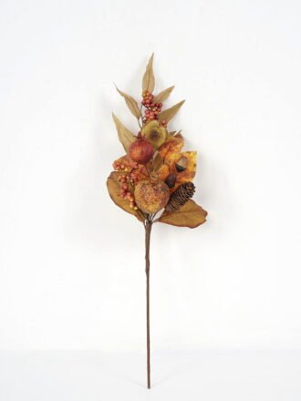 Artificial Flower 20*60cm Mixed pumpkin & berries stem GS-13621004 Single Flowers 3,000+ sqm showroom with thousands of artificial flowers, plants & trees ready for global sourcing.