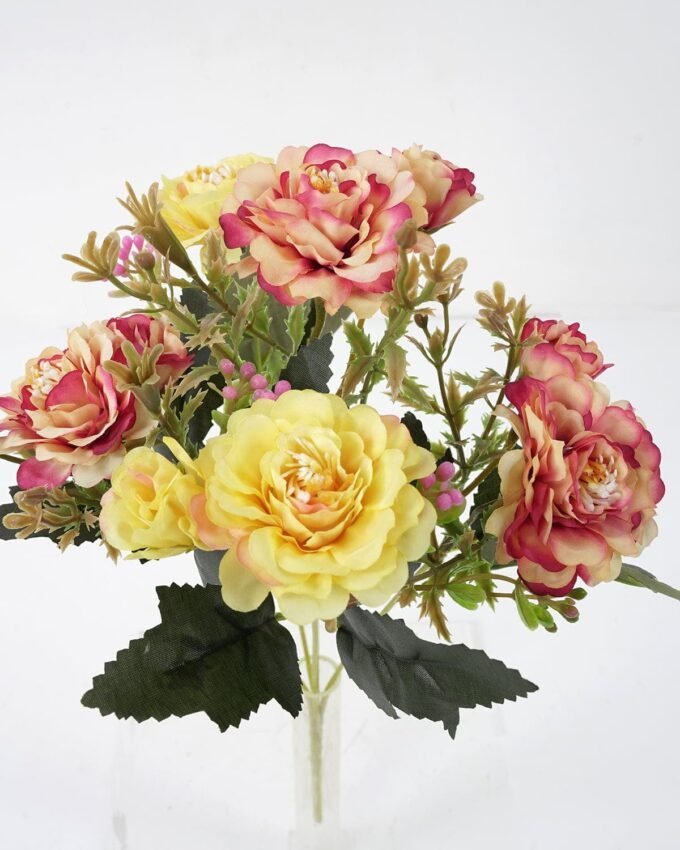 Artificial Flower 20*30cm Peony Bush*5 GS-64121012-B1 Flowers Bush YeahFlower is one of Chinese leading OEM manufacturers and exporters , supplying the silk flowers, wholesale artificial trees