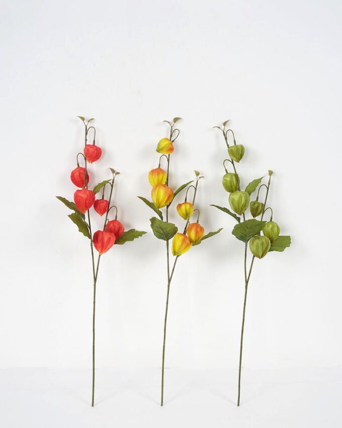 Artificial Flower 21*61cm Physalis alkekengi spray*2 GS-16821021 Single Flowers YeahFlower is one of Chinese leading OEM manufacturers and exporters , supplying the silk flowers, wholesale artificial trees
