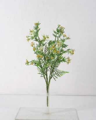 Artificial Flower 20*44cm powdered Mini soft-touch gypso bush*5 GS-26221103-Y1 Flowers Bush YeahFlower is one of Chinese leading OEM manufacturers and exporters , supplying the silk flowers, wholesale artificial trees