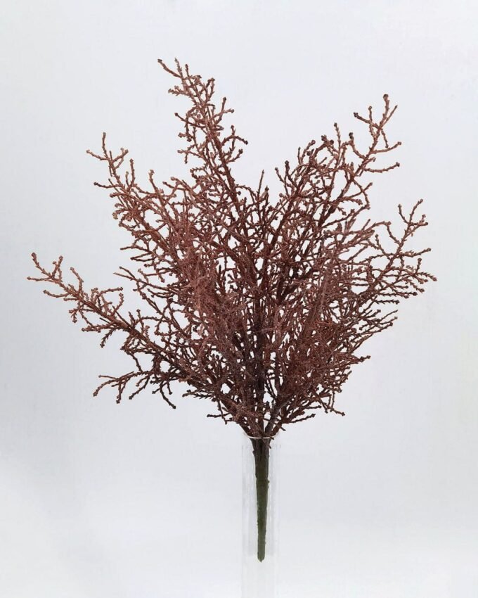 Artificial Plant 40cm  flocky Coral grass bush *11 w/59lvs GS-45621027 Flowers Bush YeahFlower is one of Chinese leading OEM manufacturers and exporters , supplying the silk flowers, wholesale artificial trees