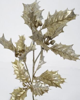 Artificial Plant 44cm Christmas leaves Single stem GS-46621002 Christmas Item YeahFlower is one of Chinese leading OEM manufacturers and exporters , supplying the silk flowers, wholesale artificial trees