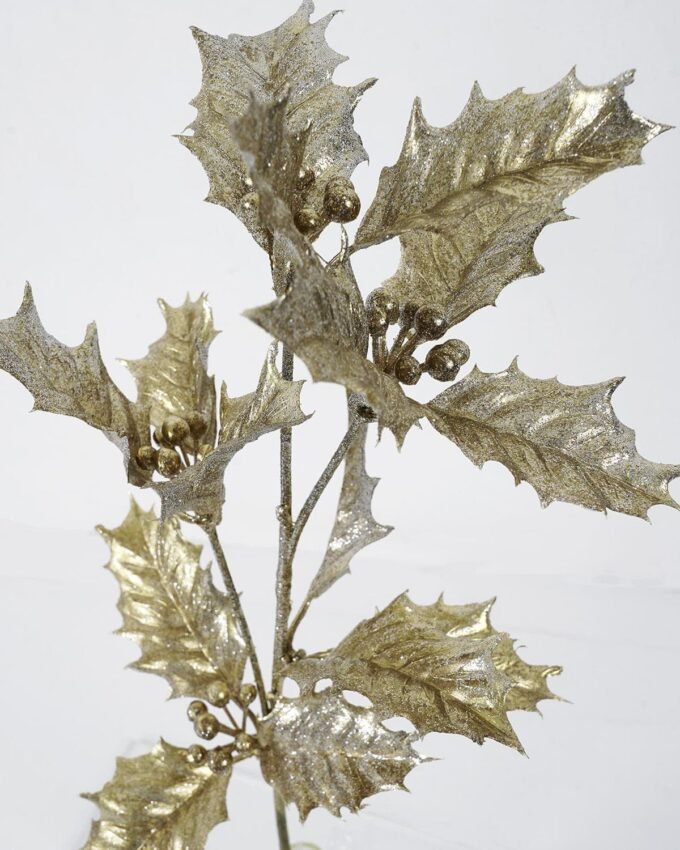 Artificial Plant 44cm Christmas leaves Single stem GS-46621002 Christmas Item YeahFlower is one of Chinese leading OEM manufacturers and exporters , supplying the silk flowers, wholesale artificial trees