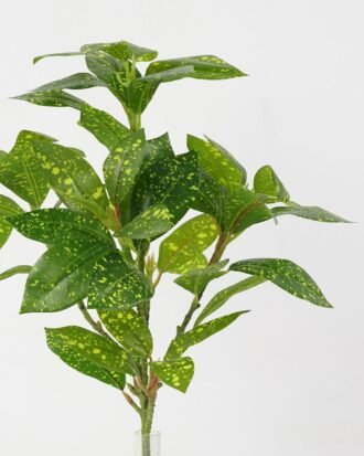 Artificial Plant 30*25*40cm Aucuba japonica Bush*6 GS-51121002 Leaves&Sprays&Foliages YeahFlower is one of Chinese leading OEM manufacturers and exporters , supplying the silk flowers, wholesale artificial trees