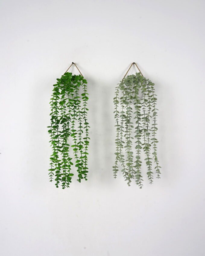 Artificial Plant 20*8*50cm Eucalyptus Garland in melamine pot GS-05521176 Banners&Garlands YeahFlower is one of Chinese leading OEM manufacturers and exporters , supplying the silk flowers, wholesale artificial trees