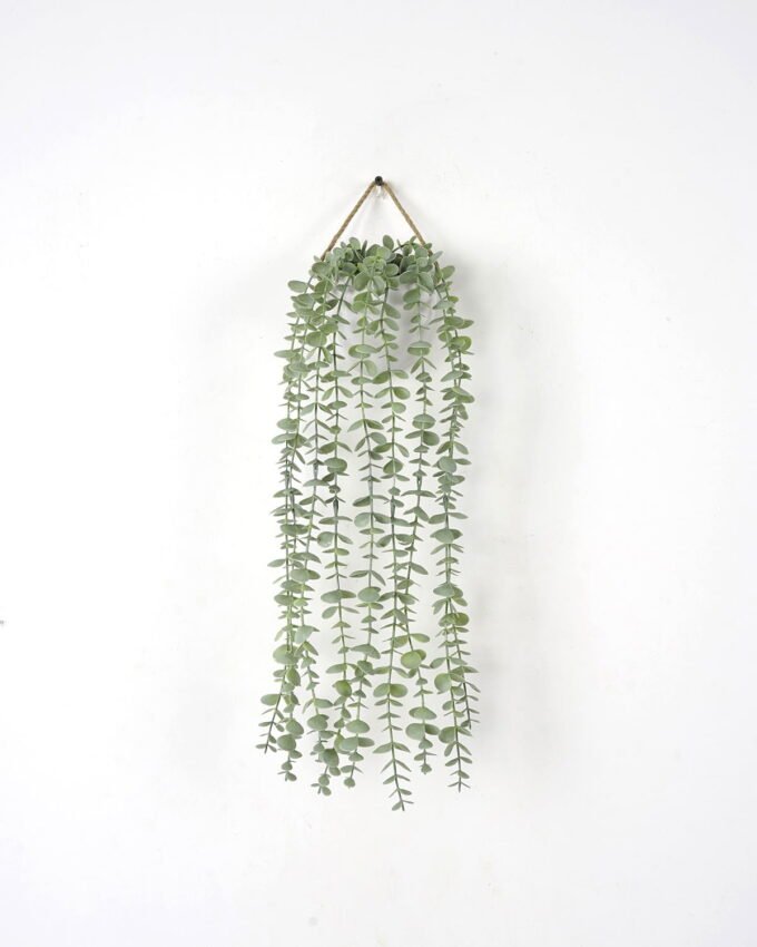 Artificial Plant 20*8*50cm Eucalyptus Garland in melamine pot GS-05521176 Banners&Garlands YeahFlower is one of Chinese leading OEM manufacturers and exporters , supplying the silk flowers, wholesale artificial trees