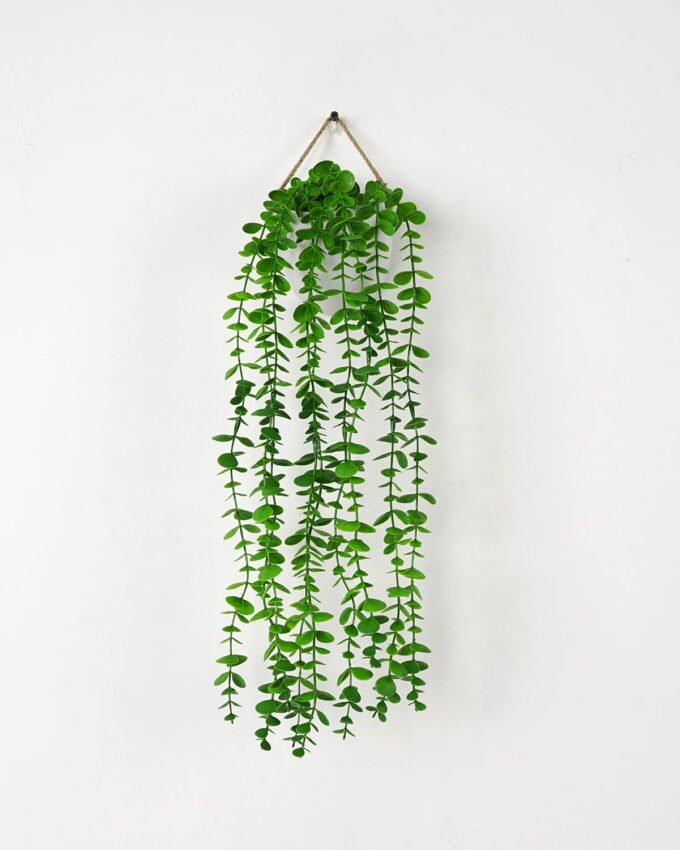 Artificial Plant 20*8*50cm Eucalyptus Garland in melamine pot GS-05521176 Banners&Garlands YeahFlower is one of Chinese leading OEM manufacturers and exporters , supplying the silk flowers, wholesale artificial trees
