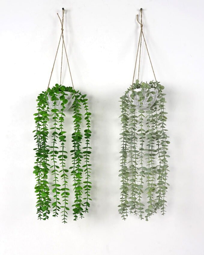 Artificial Plant Eucalyptus Garland in melamine pot GS-05521177 Artificial Plant 20*20*50cm Eucalyptus Garland in melamine pot GS-05521177 Banners&Garlands YeahFlower is one of Chinese leading OEM manufacturers and exporters , supplying the silk flowers, wholesale artificial trees