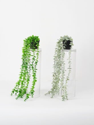 Artificial Plant 15*40cm Plastic leaf hanging in pe pot GS-05521200 Banners&Garlands 3,000+ sqm showroom with thousands of artificial flowers, plants & trees ready for global sourcing.