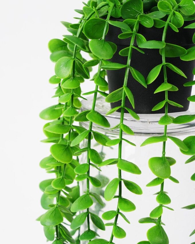 Artificial Plant 12*50cm Eucalyptus Garland in pe pot GS-05521199 Banners&Garlands YeahFlower is one of Chinese leading OEM manufacturers and exporters , supplying the silk flowers, wholesale artificial trees