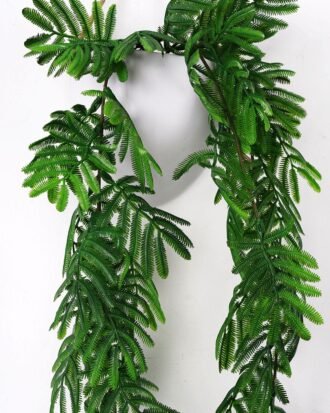 Artificial Plant 20*10*58cm Mimose Garland in melamine pot GS-05521181 Banners&Garlands YeahFlower is one of Chinese leading OEM manufacturers and exporters , supplying the silk flowers, wholesale artificial trees
