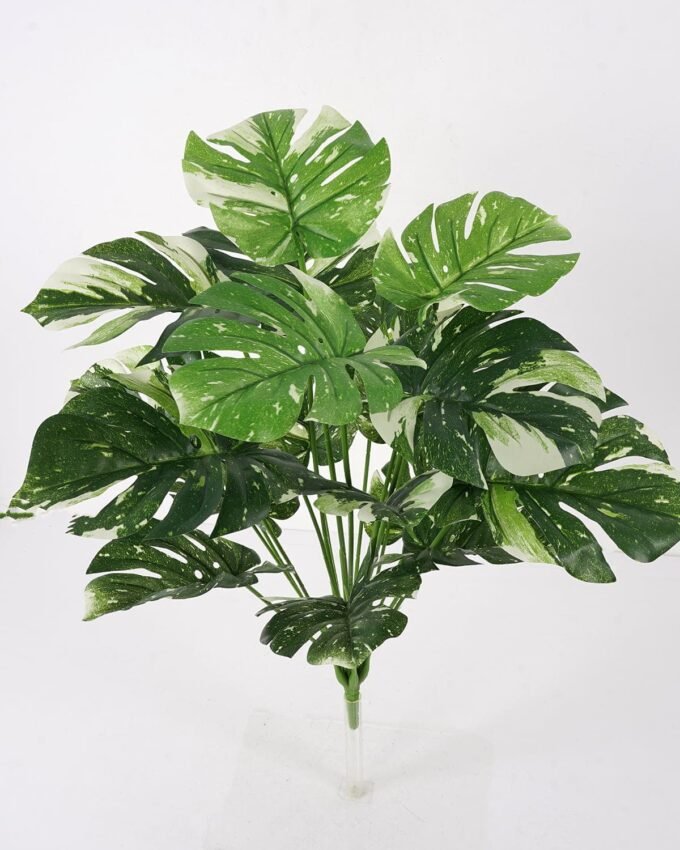 Artificial Plant 47*47*65cm Monstera bush/lvs18 GS-51121006 Leaves&Sprays&Foliages YeahFlower is one of Chinese leading OEM manufacturers and exporters , supplying the silk flowers, wholesale artificial trees