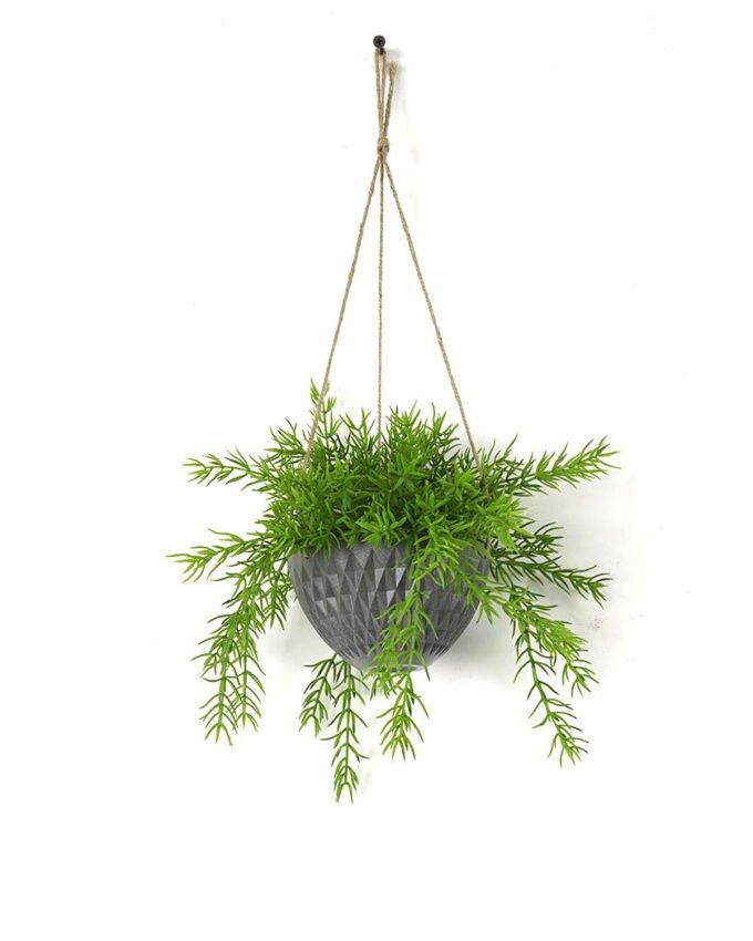 Artificial Plant 20*20*13cm Rosemary  Garland in melamine pot GS-05521186 Banners&Garlands YeahFlower is one of Chinese leading OEM manufacturers and exporters , supplying the silk flowers, wholesale artificial trees