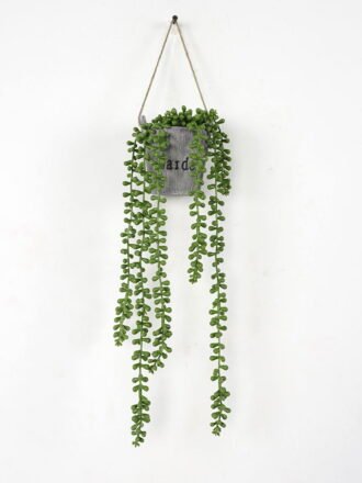 Artificial Plant 15*15*40cm Succulent plant Garland in melamine pot GS-05521197 Banners&Garlands 3,000+ sqm showroom with thousands of artificial flowers, plants & trees ready for global sourcing.