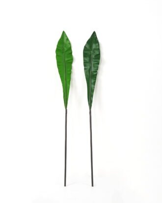 Artificial Plant 10*92cm  leaf Single stem GS-61121016 Leaves&Sprays&Foliages YeahFlower is one of Chinese leading OEM manufacturers and exporters , supplying the silk flowers, wholesale artificial trees