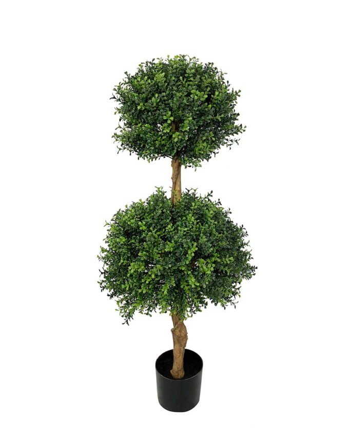 Artificial Tree 115cm Anti-UV boxwood topiaryin pp pot GS-66021014-UV Toplary YeahFlower is one of Chinese leading OEM manufacturers and exporters , supplying the silk flowers, wholesale artificial trees