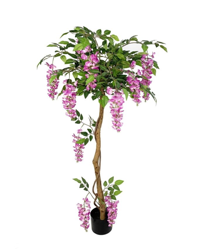 Artificial Tree 130CM Anti-UV Wisteria flower tree/925lvs/9flowers GS-66021069-UV Tree&Plant YeahFlower is one of Chinese leading OEM manufacturers and exporters , supplying the silk flowers, wholesale artificial trees