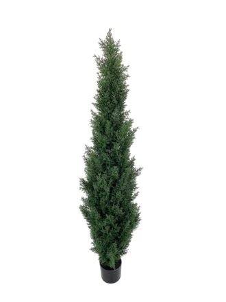 Artificial Tree 90cm Anti-UV Cypress trees in pp pot GS-66021001-UV Toplary 3,000+ sqm showroom with thousands of artificial flowers, plants & trees ready for global sourcing.
